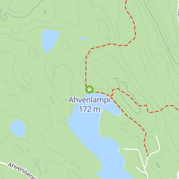 Map of Ahvenlampi