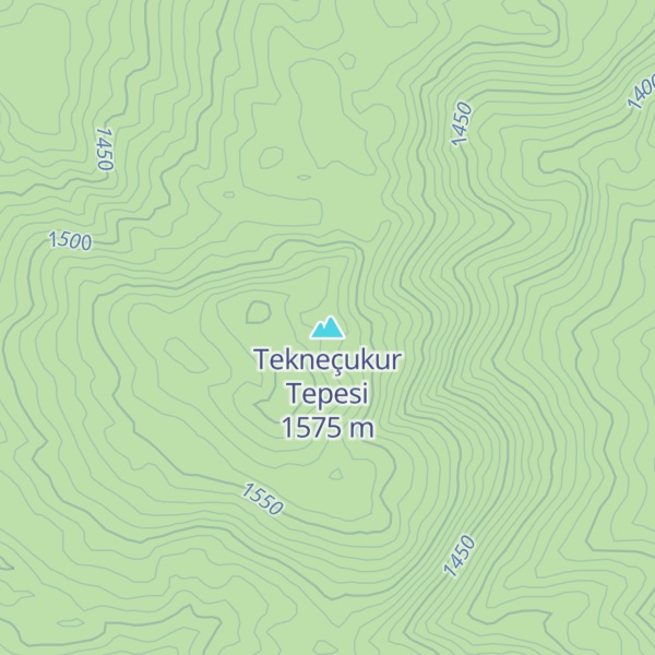 Map of Tekneçukur Tepesi