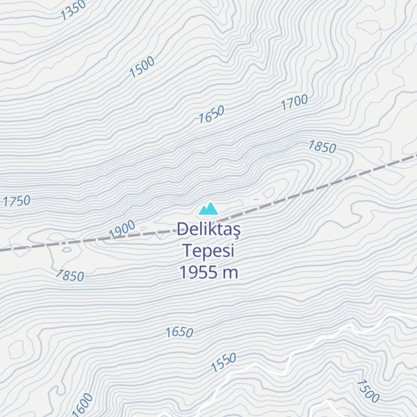 Map of Deliktaş Tepesi