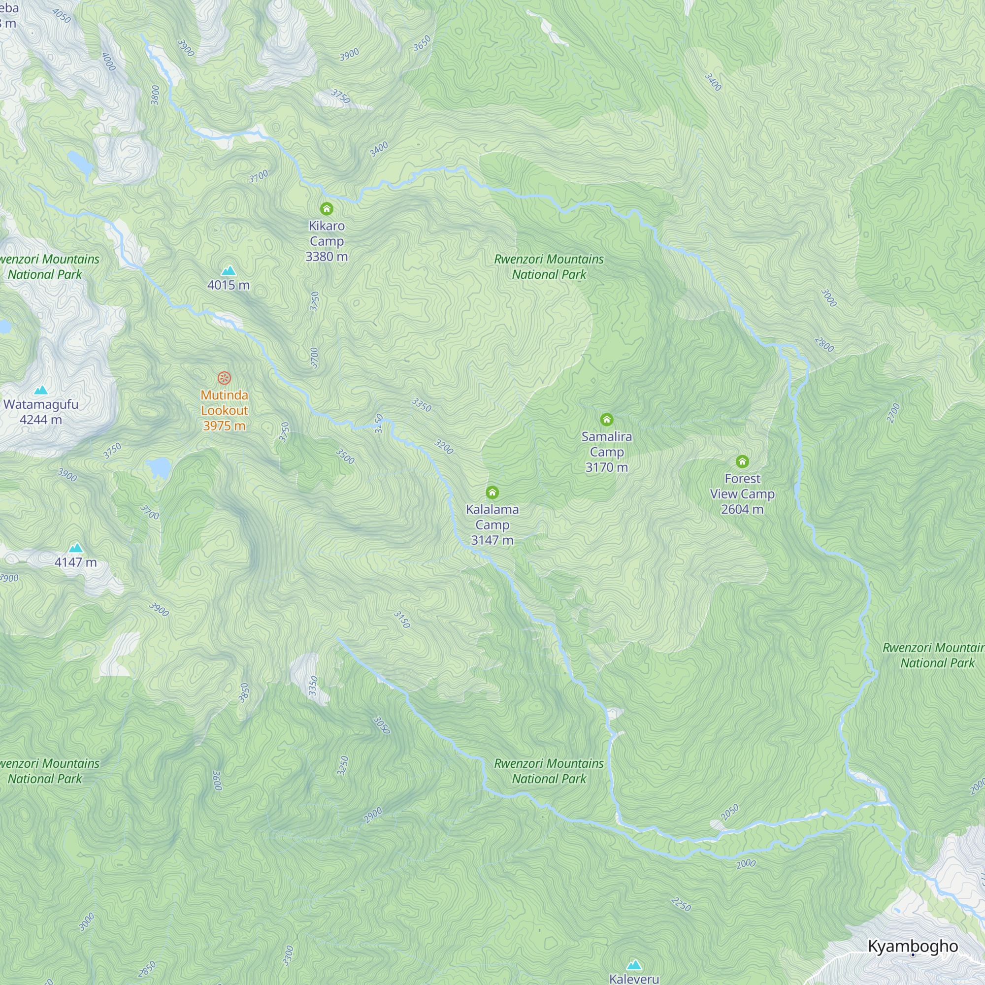 Kalalama Camp map