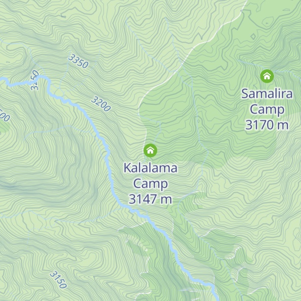 Map of Kalalama Camp