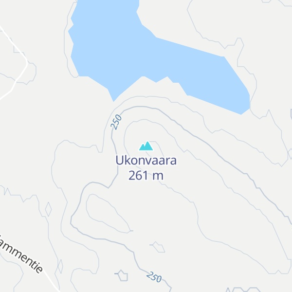 Map of Ukonvaara