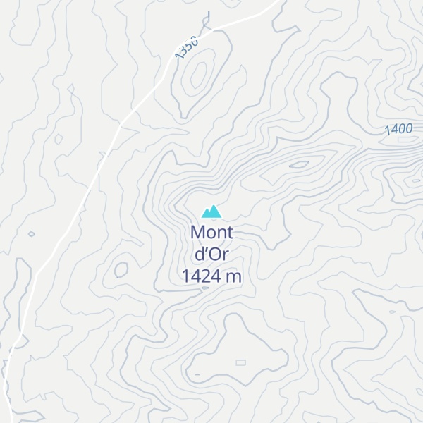 Map of Mont d’Or