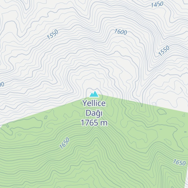 Map of Yellice Dağı