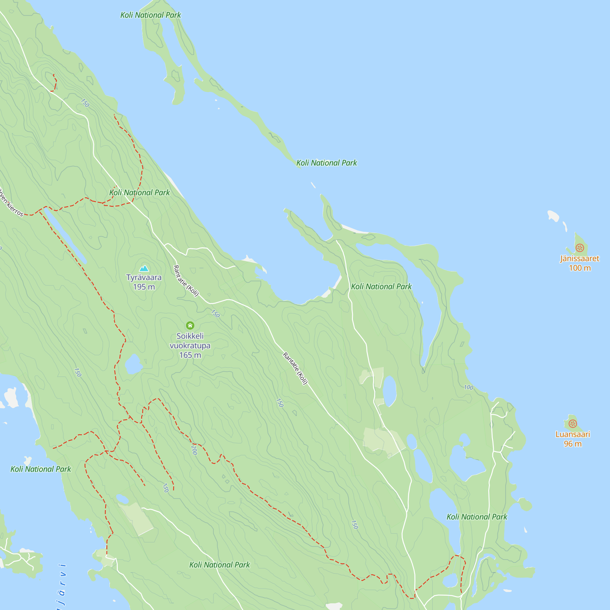 Pärnälahden kelomökki map