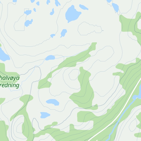 Map of Vardehaugen