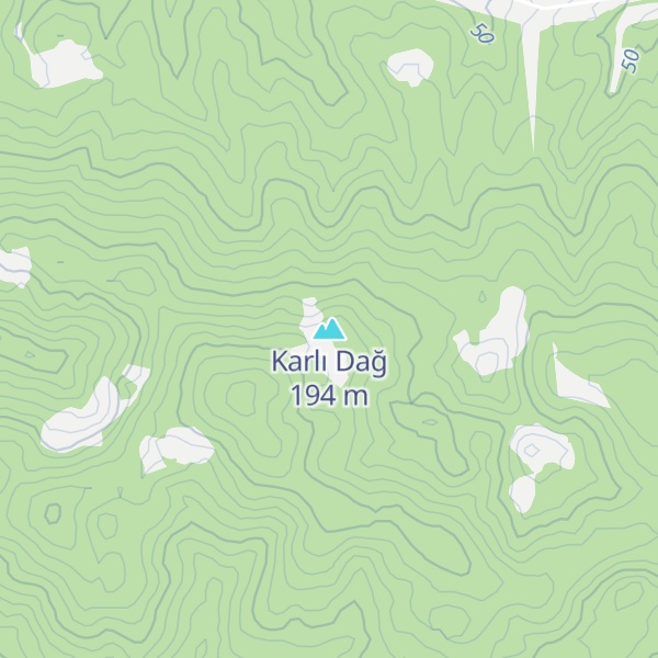 Map of Karlı Dağ