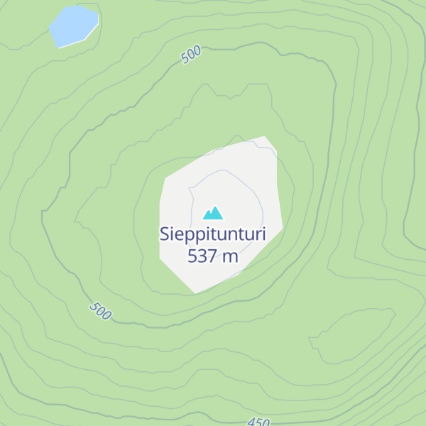Map of Sieppitunturi