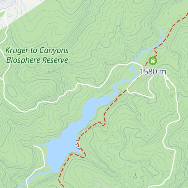 Map of Waterfall Hut