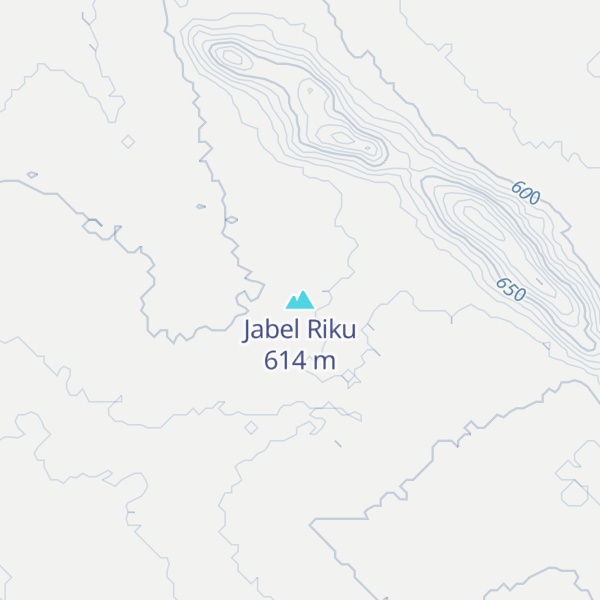 Map of Jabel Riku