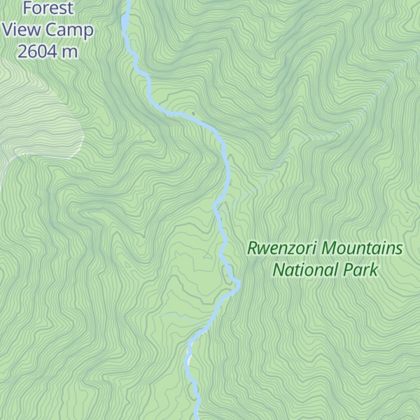 Map of Nyamwamba hut