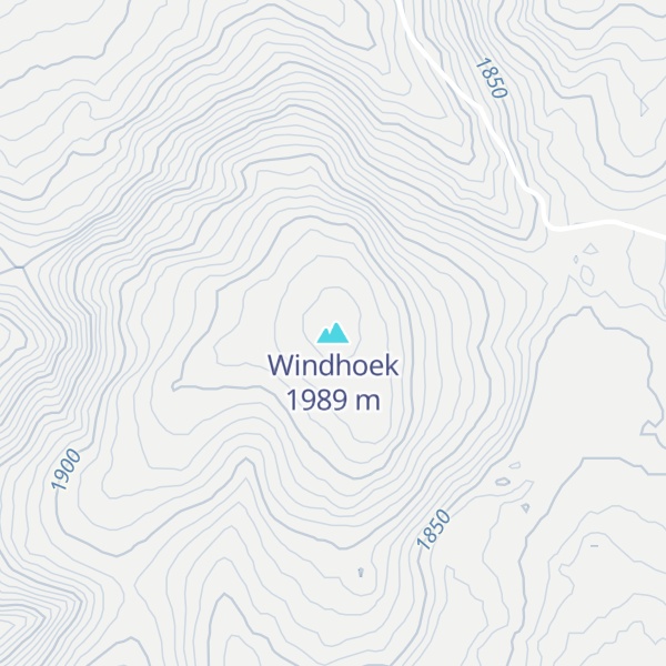 Map of Windhoek