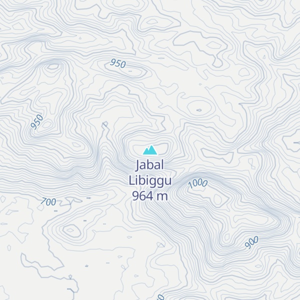 Map of Jabal Libiggu