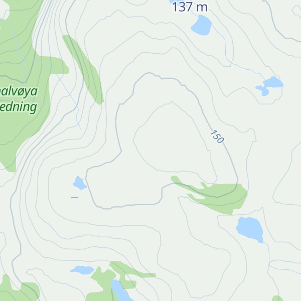 Map of Toppenfjellet