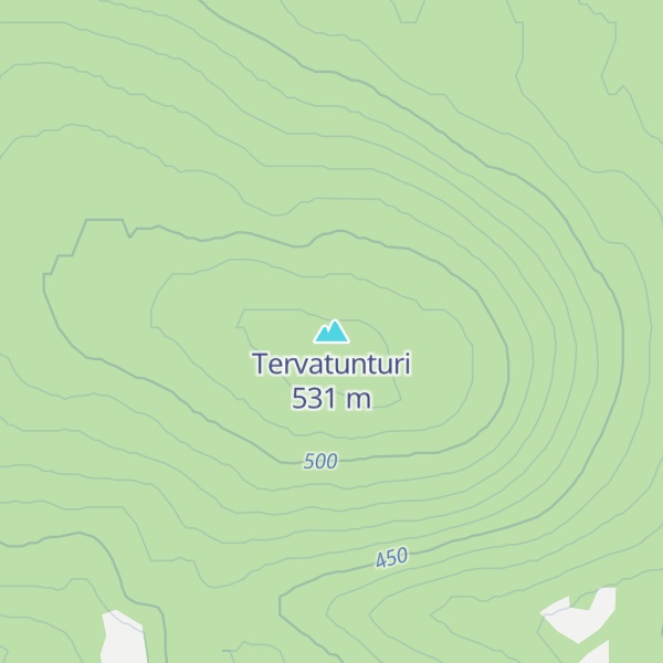 Map of Tervatunturi