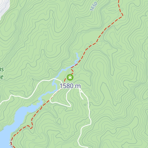 Map of Broederstroom Hut