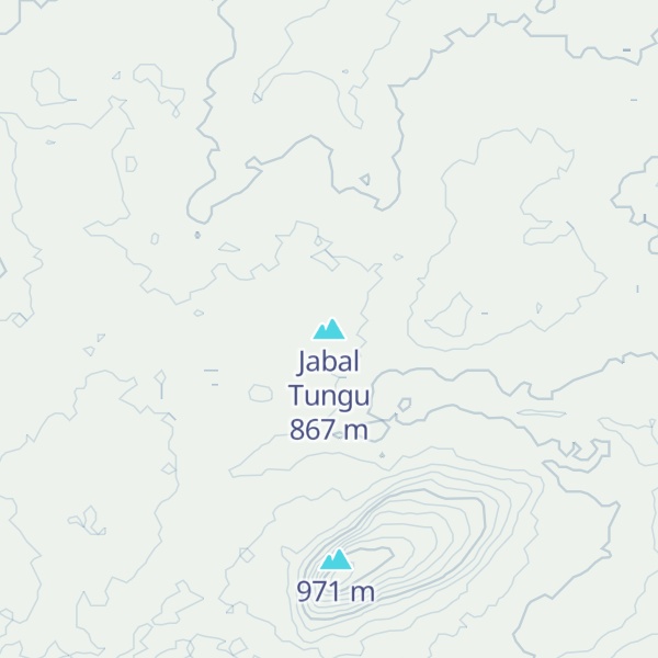 Map of Jabal Tungu