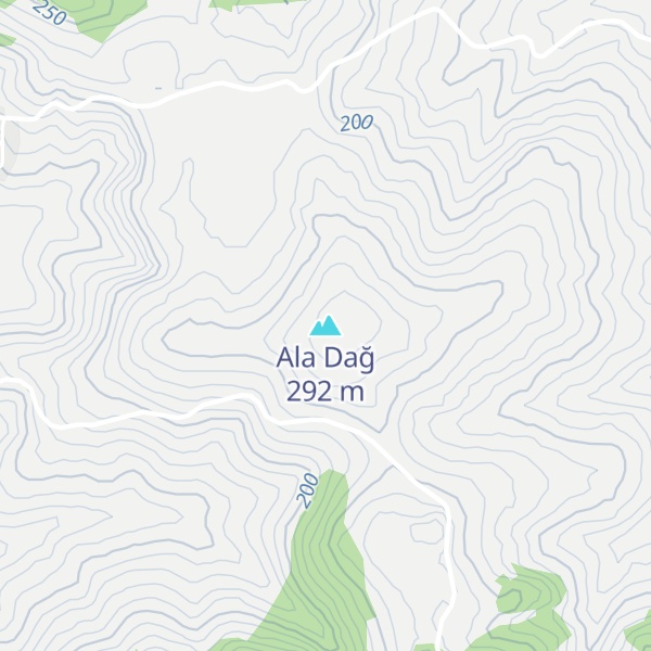Map of Ala Dağ