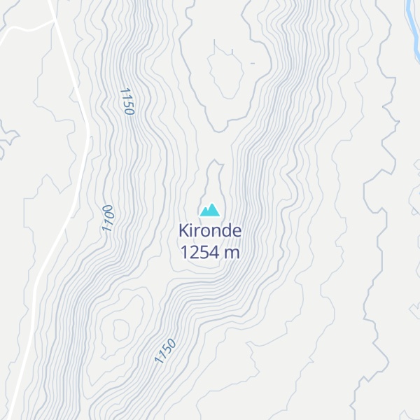 Map of Kironde