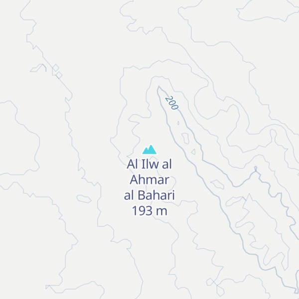Map of Al Ilw al Ahmar al Bahari