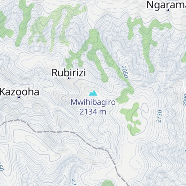 Map of Mwihibagiro