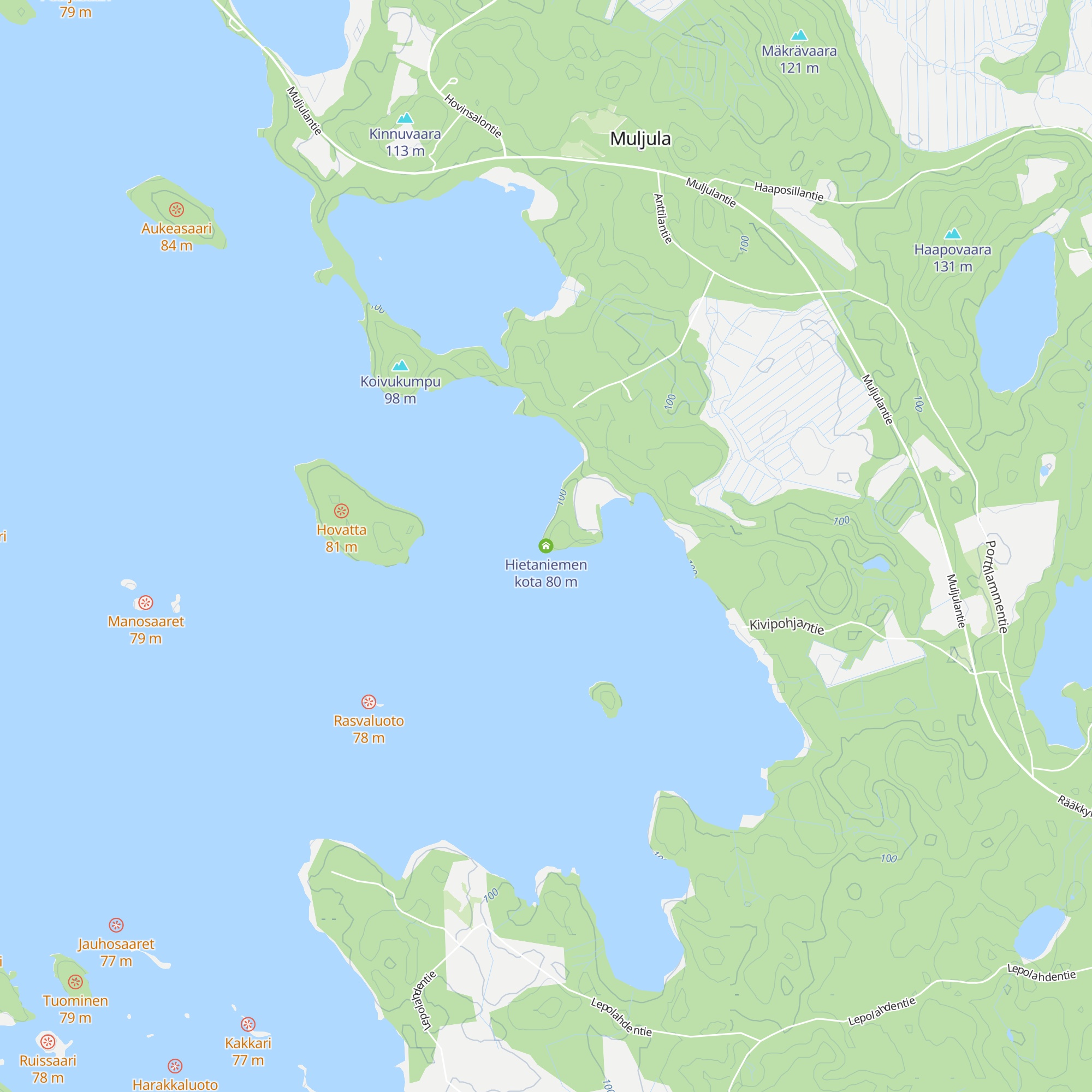 Hietaniemen kota map