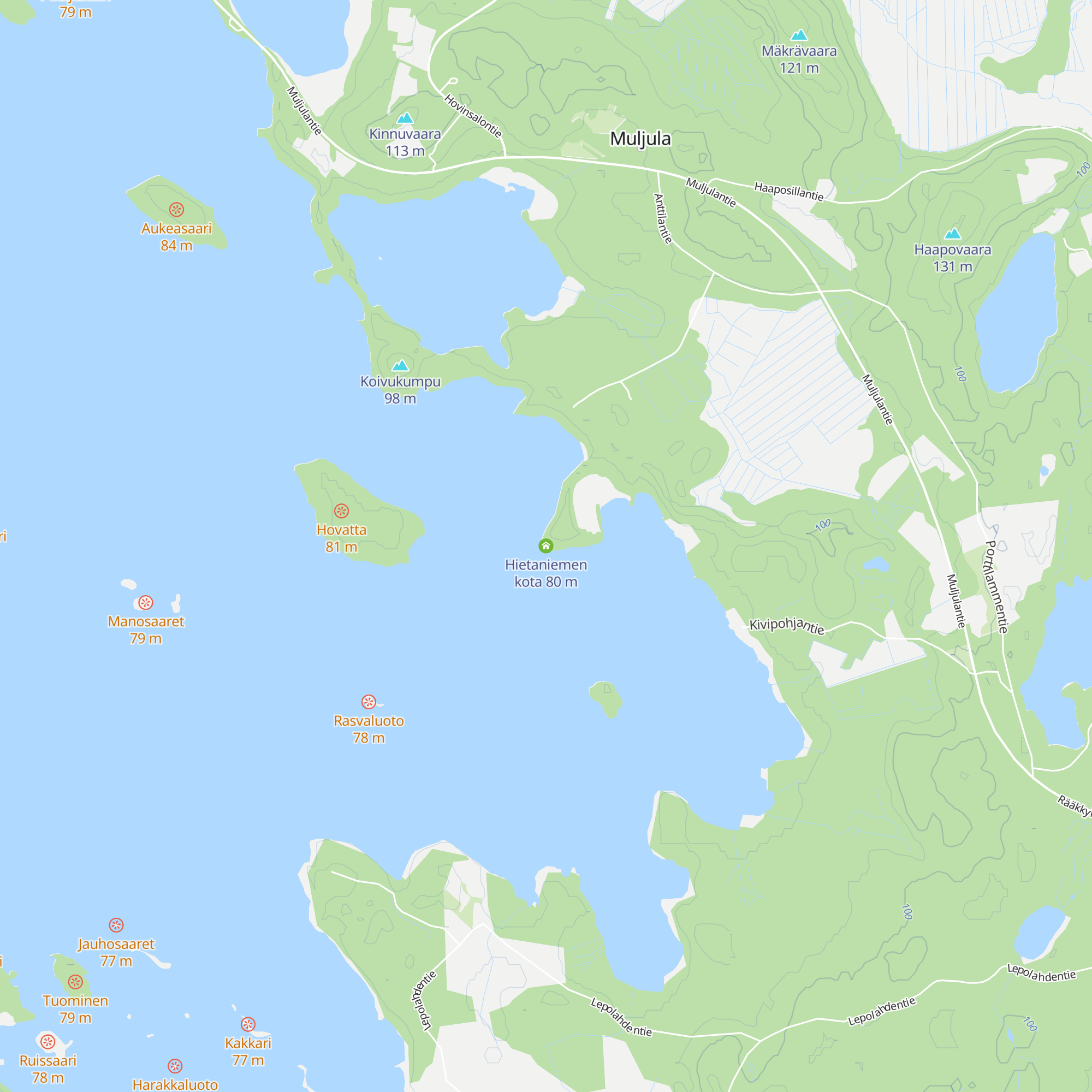 Hietaniemen kota map