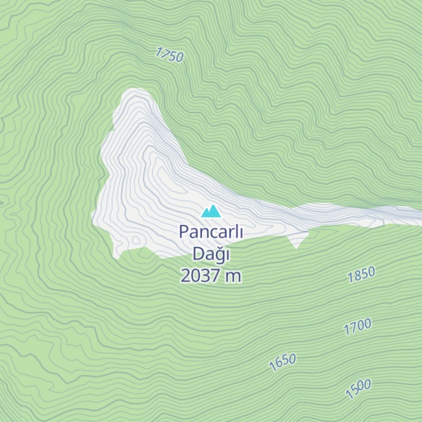 Map of Pancarlı Dağı