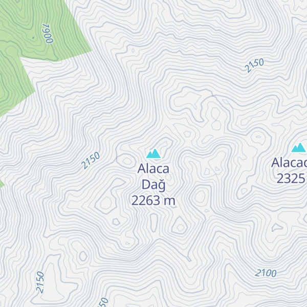 Map of Alaca Dağ
