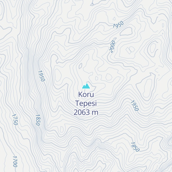 Map of Koru Tepesi
