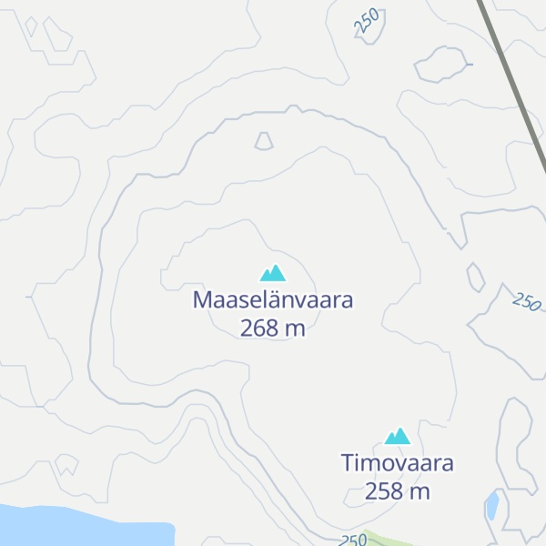 Map of Maaselänvaara