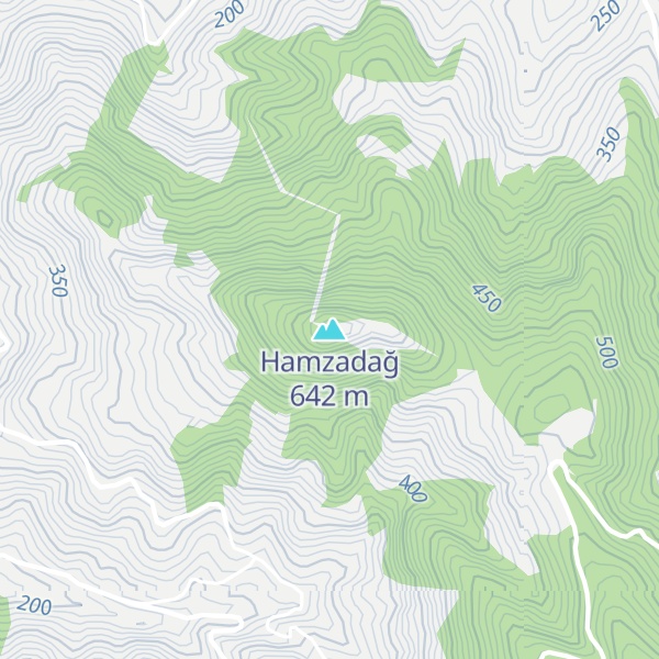 Map of Hamzadağ