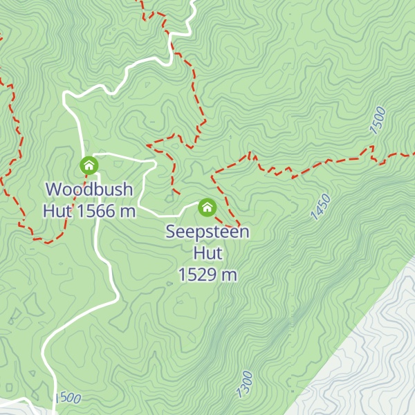 Map of Seepsteen Hut