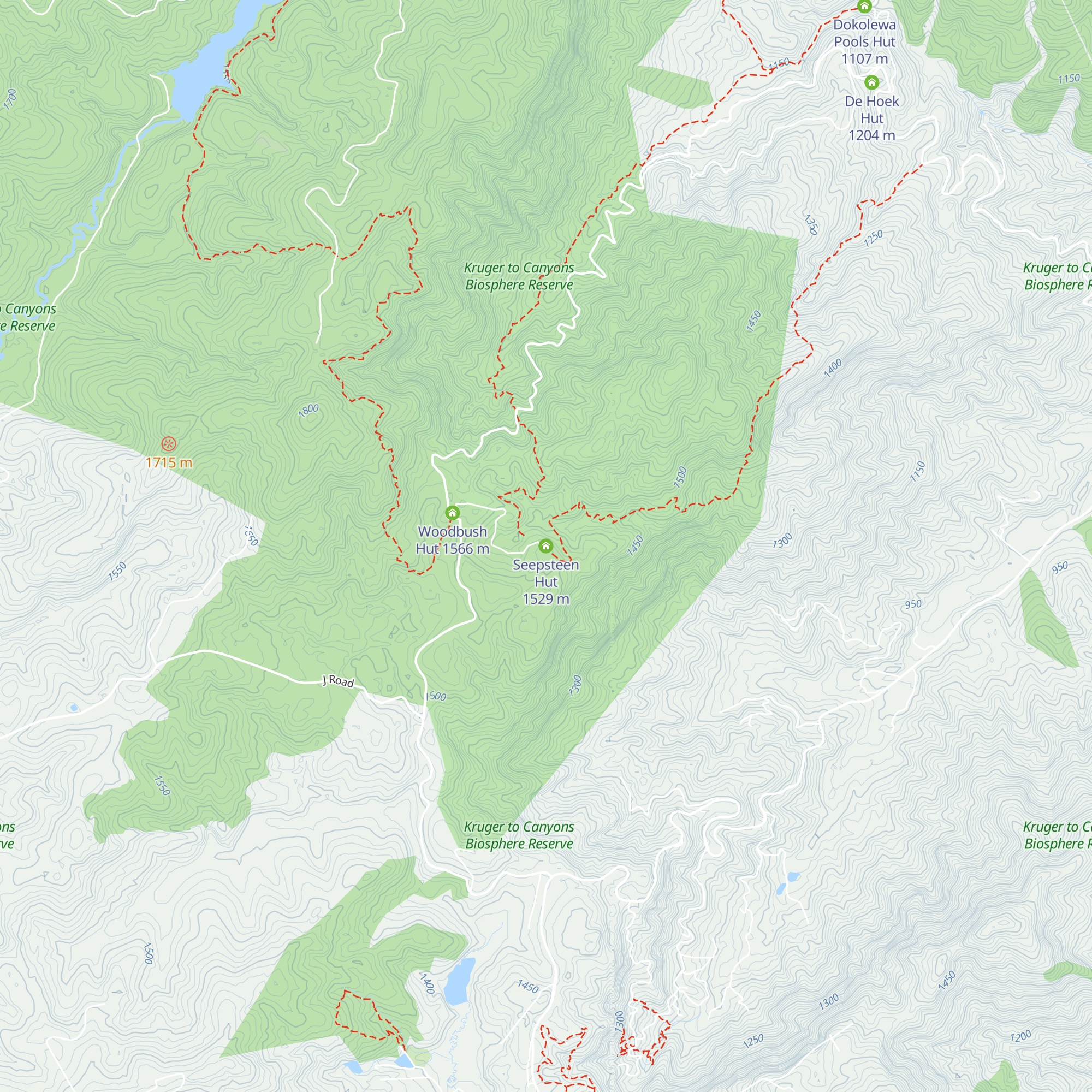 Seepsteen Hut map