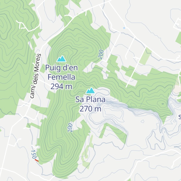 Map of Sa Plana