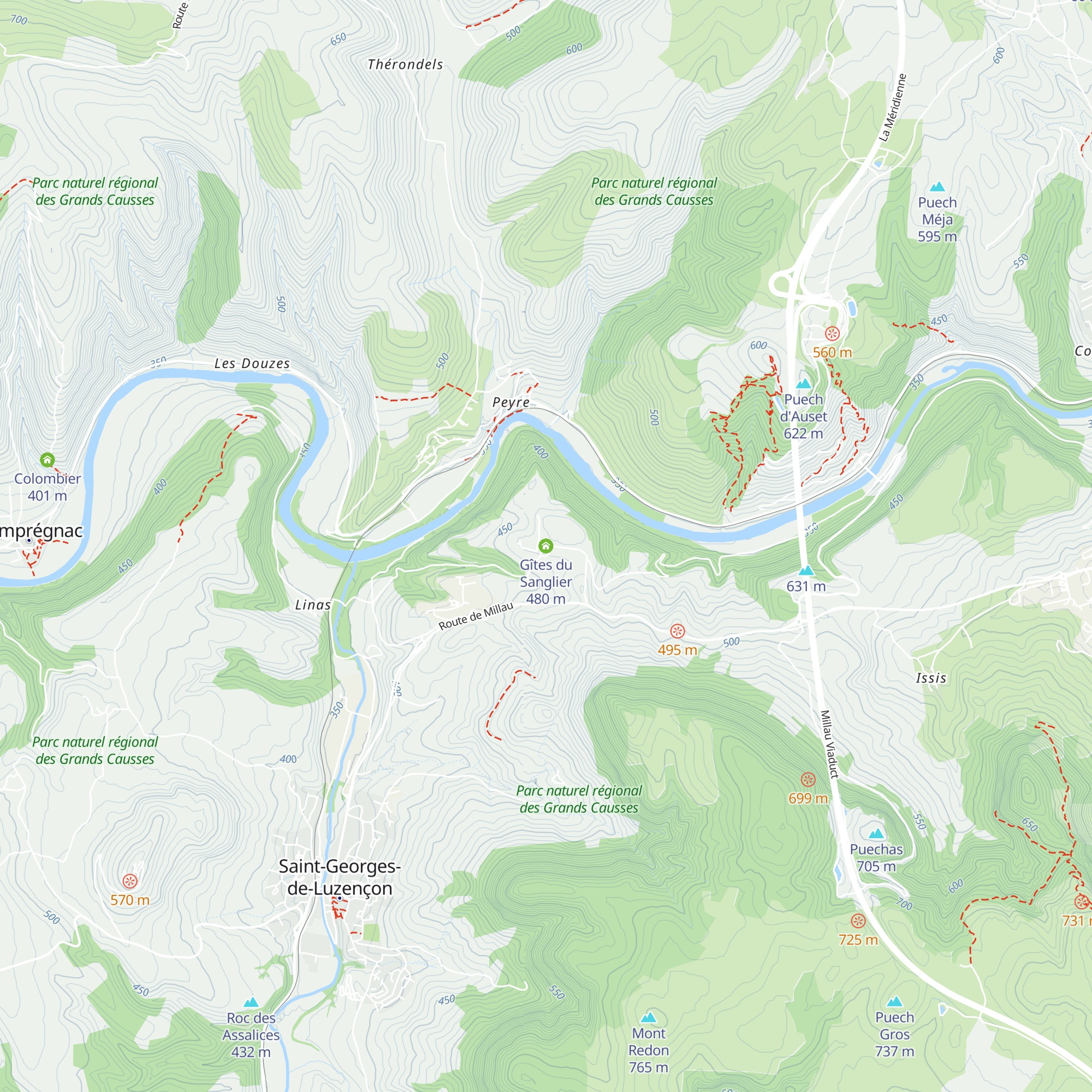 Gîtes du Sanglier map