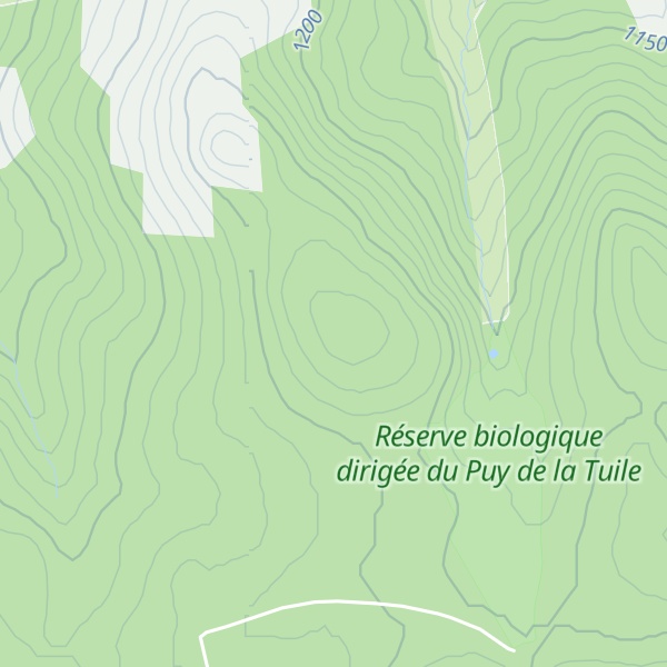 Map of Puy de la Tuile