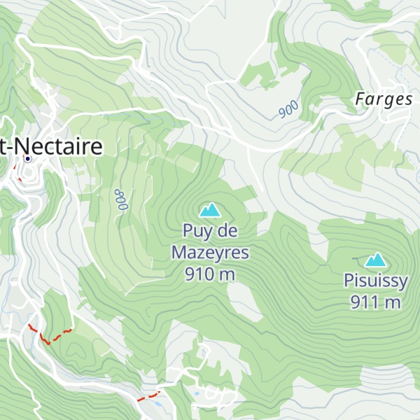 Map of Puy de Mazeyres
