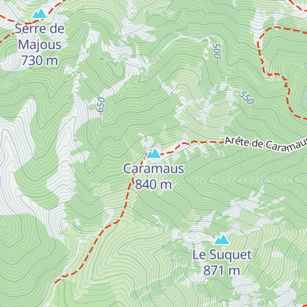 Map of Caramaus