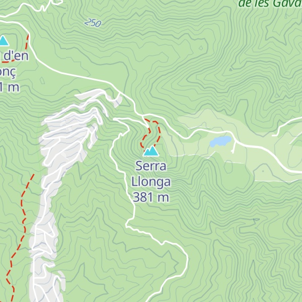 Map of Serra Llonga