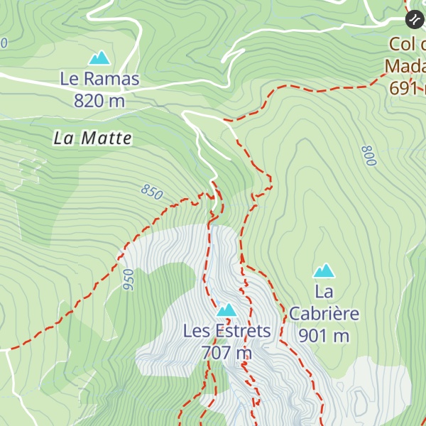 Map of Gîte d'étape de La Fage