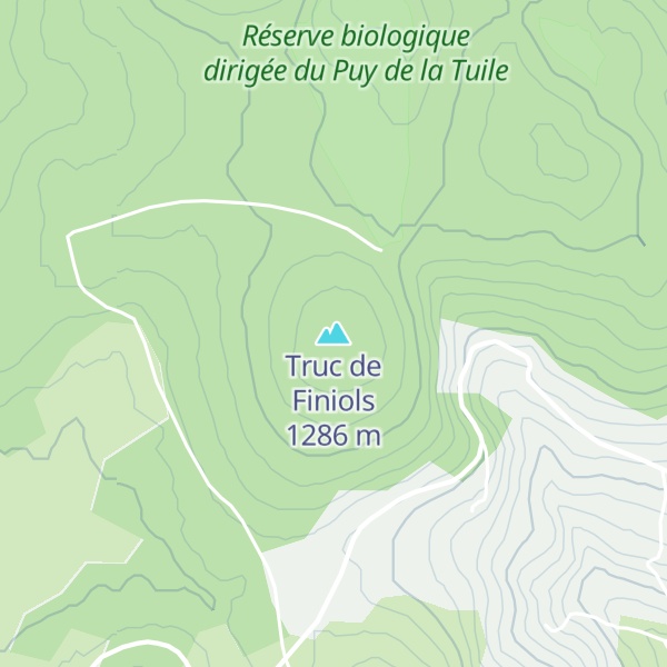 Map of Truc de Finiols