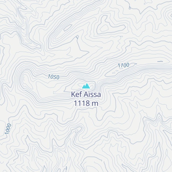 Map of Kef Aïssa