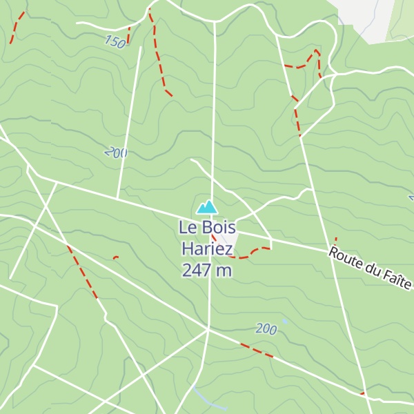 Map of Le Bois Hariez
