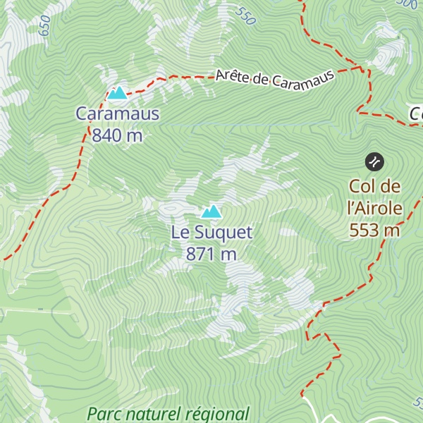 Map of Le Suquet
