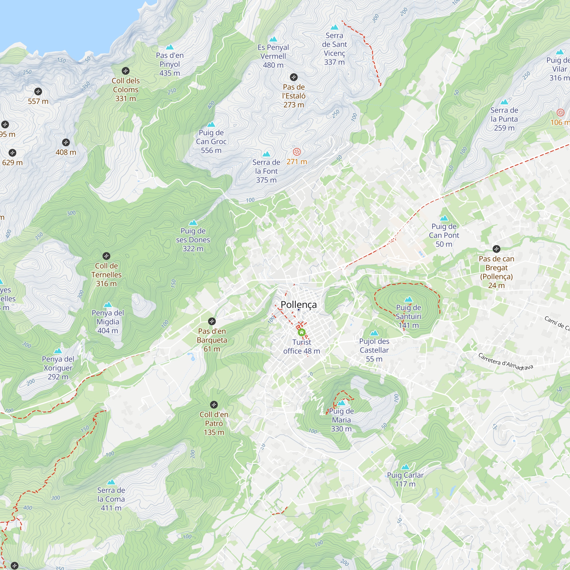 Refugi del Pont Romà map