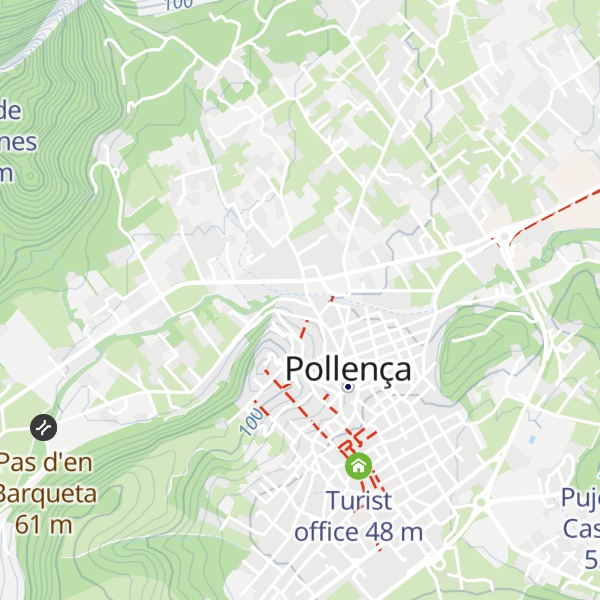 Map of Refugi del Pont Romà
