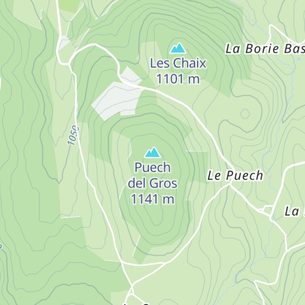 Map of Puech del Gros