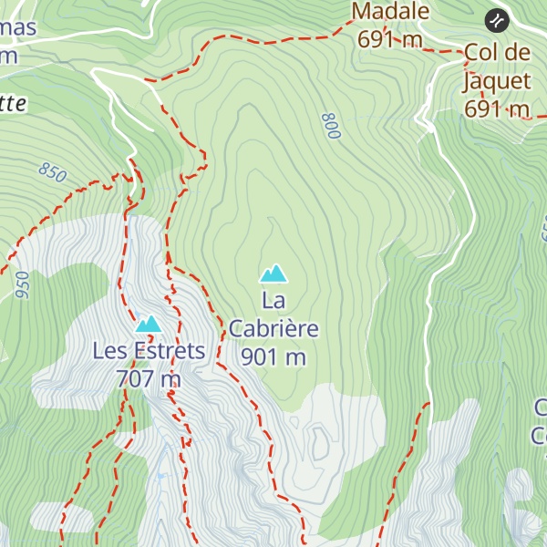 Map of La Cabrière