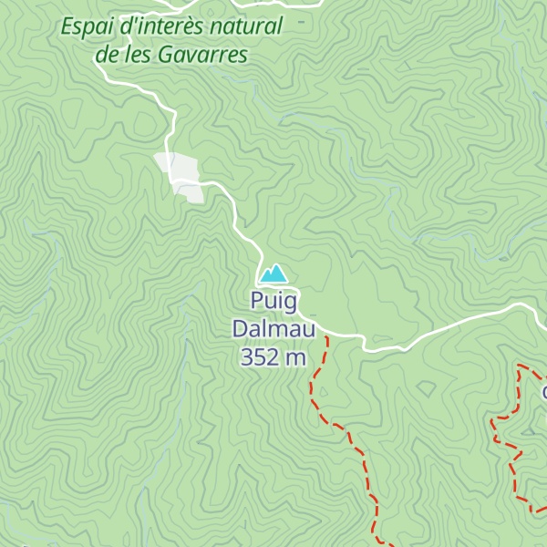 Map of Puig Dalmau